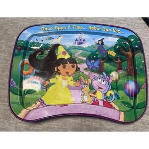 Dora the Explorer Once Upon a‎ Time Lap Tray 2004 Nickelodeon Metal Folding Legs
